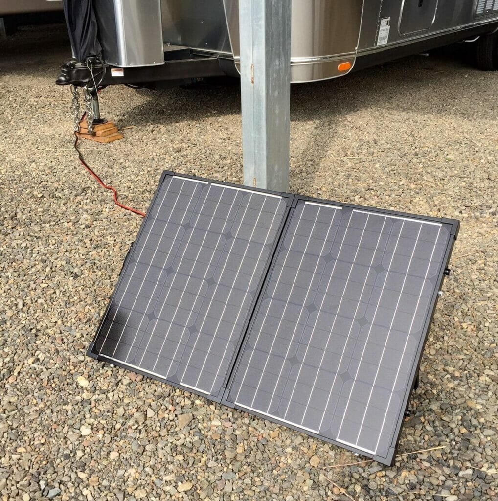portable solar panel for ev