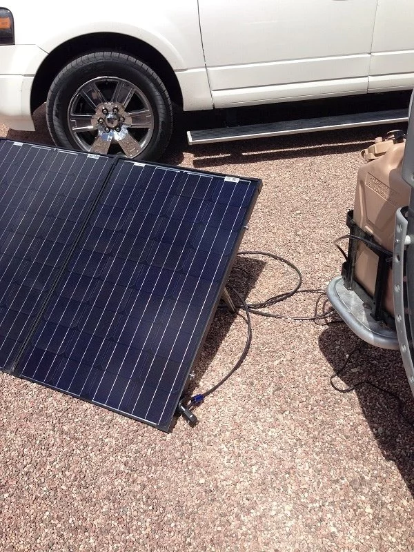 how to keep portable solar panels from being stolen