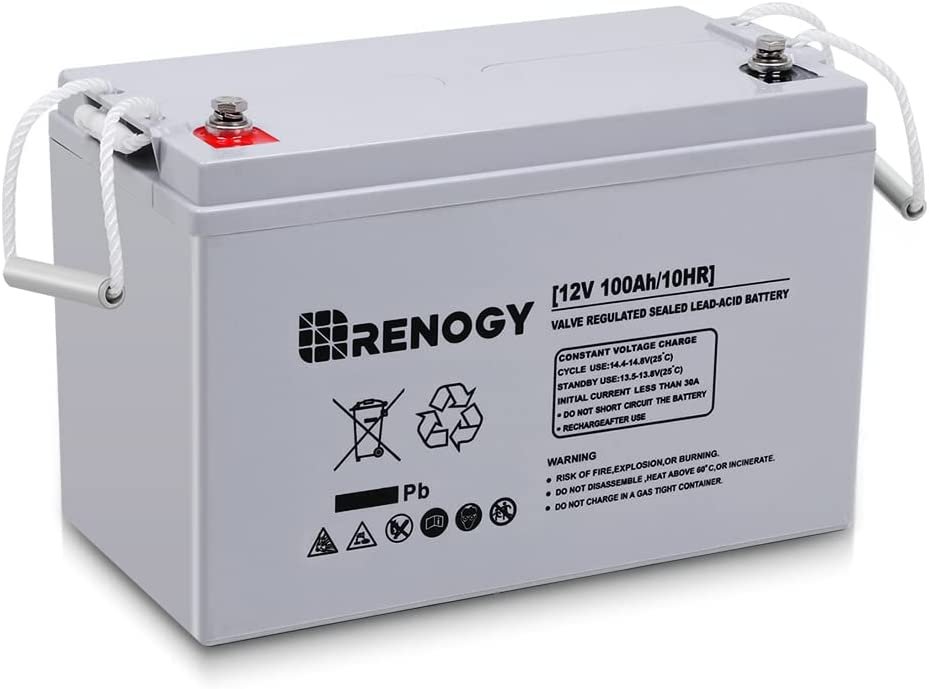 Renogy 12v 100ah AGM Battery (1.2 kWh)