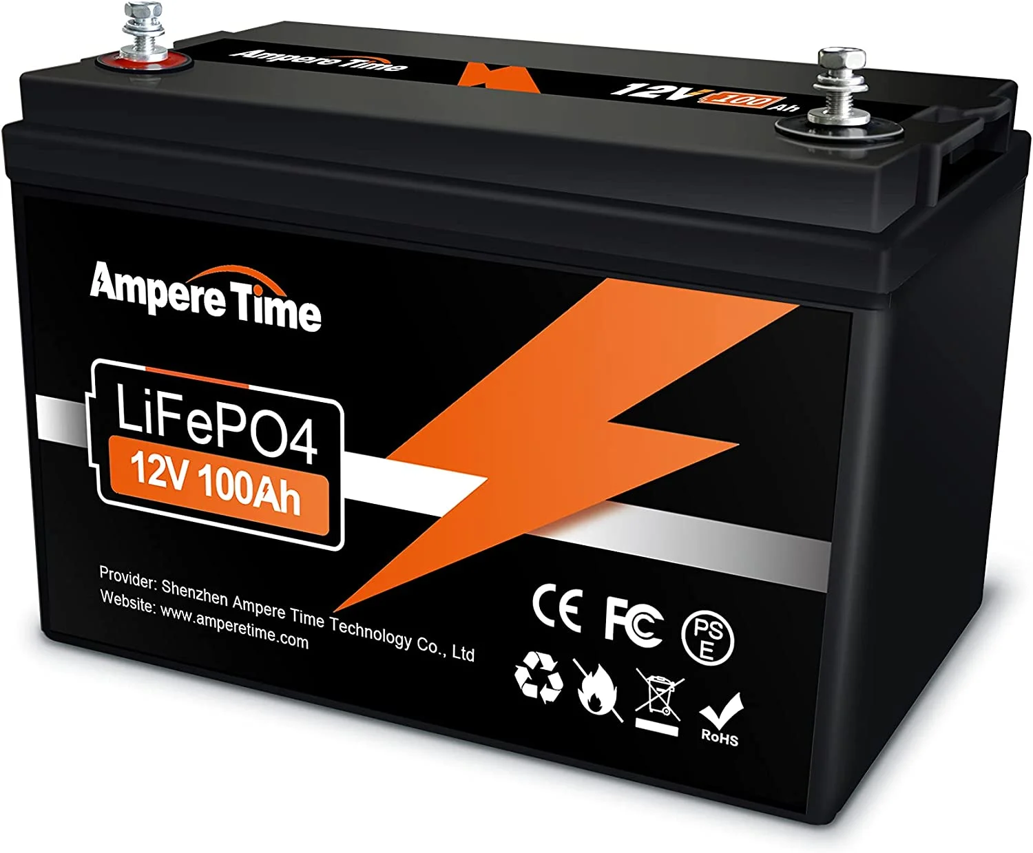 Ampere Time LiFePO4 12v 100ah Battery