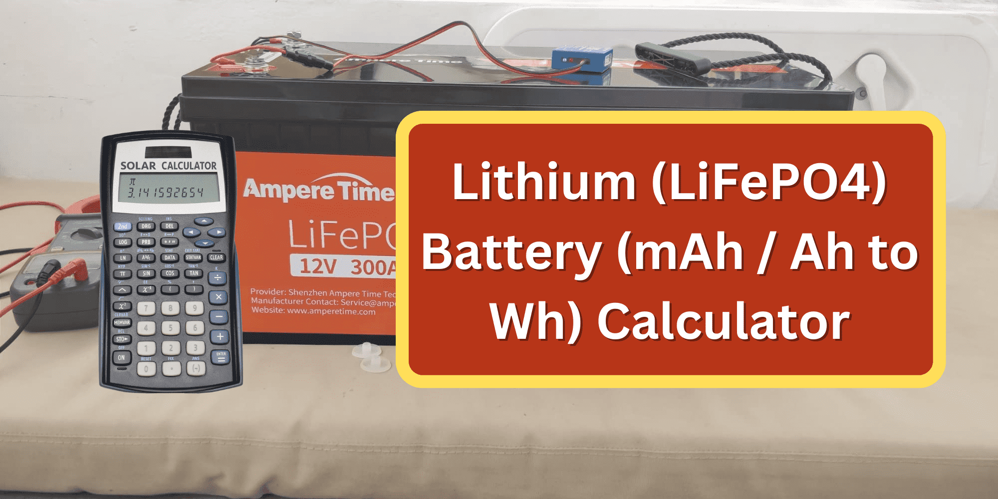 Lithium Battery Watt Hour Calculator (mAh / Ah ↔ Wh)